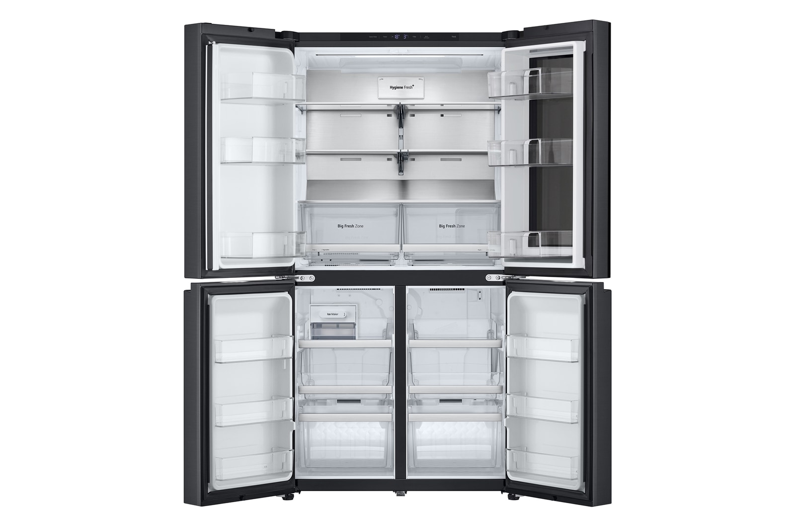 LG ตู้เย็น Multidoor 23.5 คิว Instaview GC-V24FFCHB รองรับ Smart Wi-Fi , GC-V24FFCHB