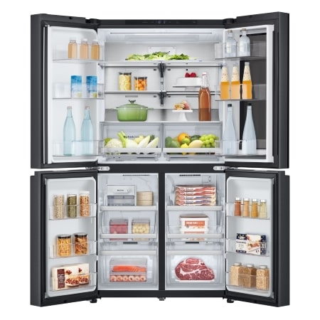 LG ตู้เย็น Multidoor 23.5 คิว Instaview GC-V24FFCHB รองรับ Smart Wi-Fi , GC-V24FFCHB