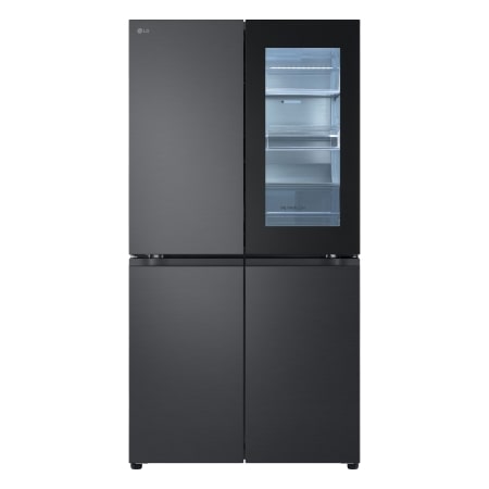 มุมมองด้านหน้าของ ตู้เย็น Multidoor 23.5 คิว Instaview GC-V24FFCHB รองรับ Smart Wi-Fi  GC-V24FFCHB