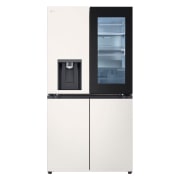มุมมองด้านหน้าของ ตู้เย็น Instaview Multi-Door 22.5 คิว GC-G24FFQKB Smart Inverter Compressor GC-G24FFQKB