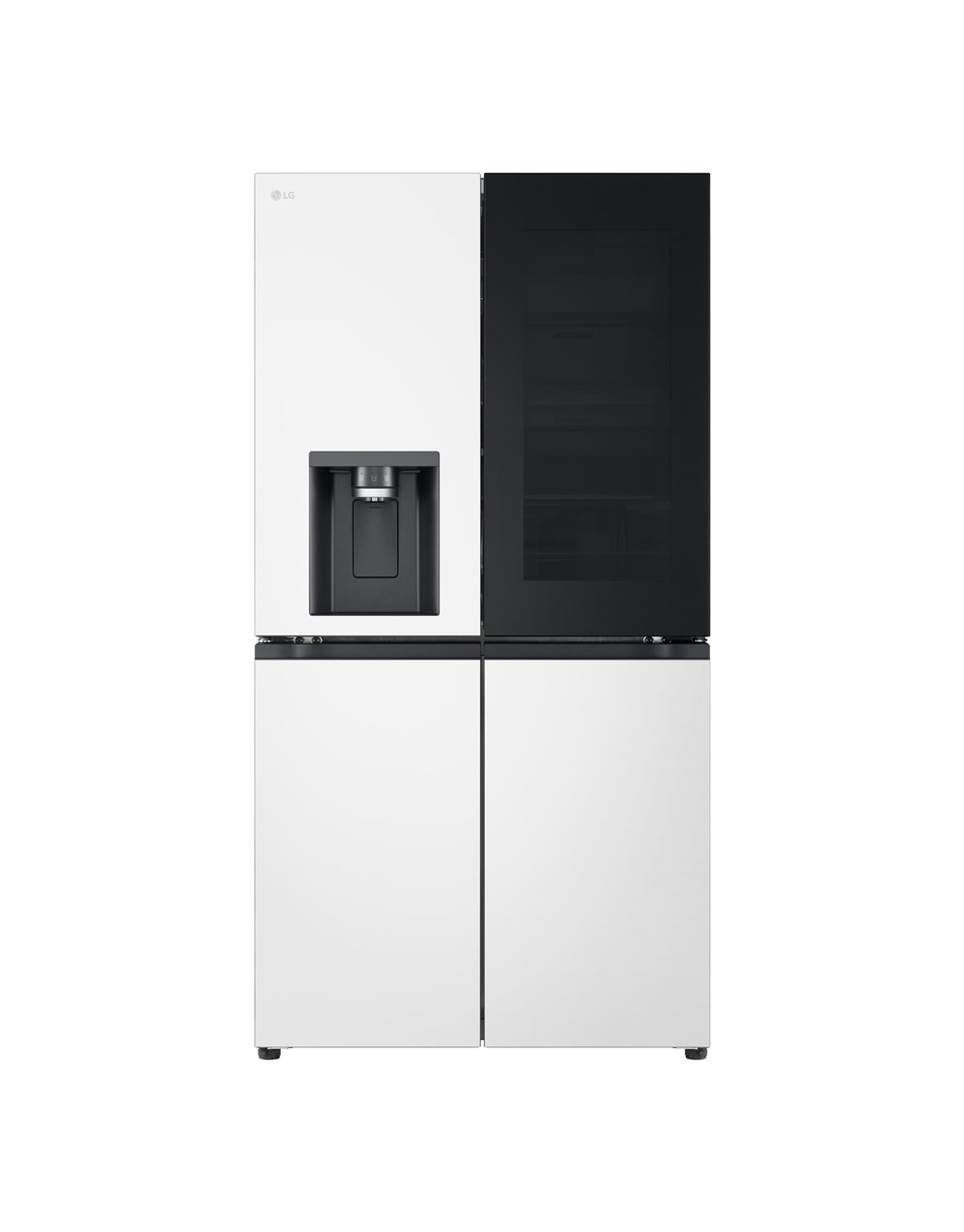 ตู้เย็น Multi-Door 4 ประตู InstaView 22.5 คิว สีเบจ รุ่น GC-G24FFQKB