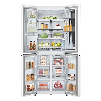 front open view with food