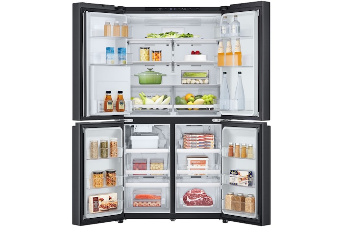 646L InstaView™ Multi-Door Refrigerator Essence Black Steel GC-G24FFQKB.AEEPLM1