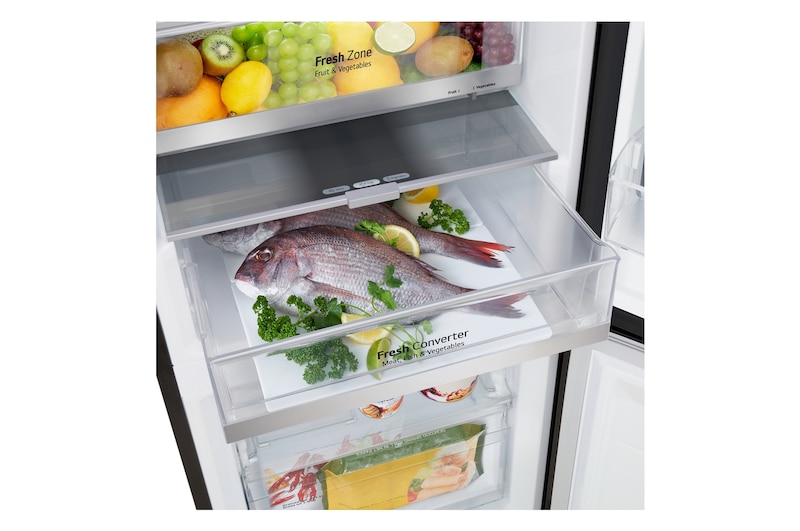 LG ตู้เย็น 2 ประตู Instaview 12 คิว รุ่น GN-V389FQEF ระบบ Smart Inverter, GN-V389FQEF