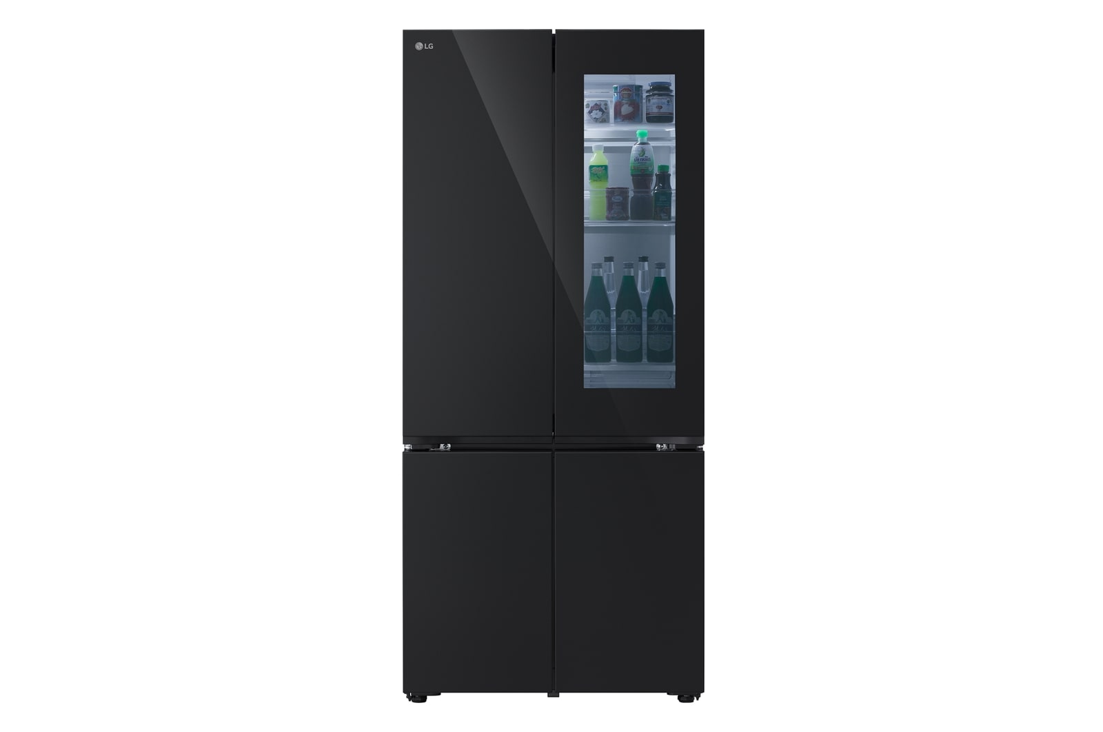 มุมมองด้านหน้าของ ตู้เย็น Multi-Door 21.6 คิว GV-V25FFGRB Smart Inverter Compressor 