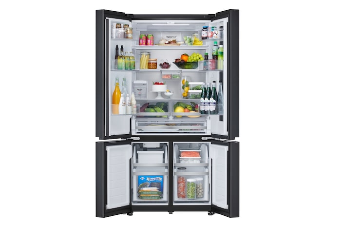 ประตูด้านหน้าเปิดพร้อมอาหาร