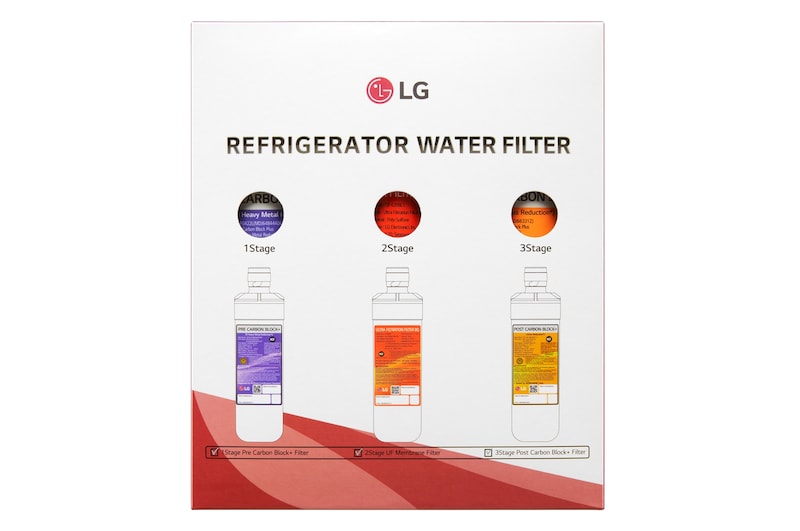 มุมมองด้านหน้าของ ฟิลเตอร์กรองน้ำ สำหรับตู้เย็นต่อท่อน้ำ รุ่น REF3FILTER2.AETC REF3FILTER2