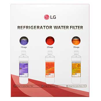 มุมมองด้านหน้าของ ฟิลเตอร์กรองน้ำ สำหรับตู้เย็นต่อท่อน้ำ รุ่น REF3FILTER2.AETC REF3FILTER2
