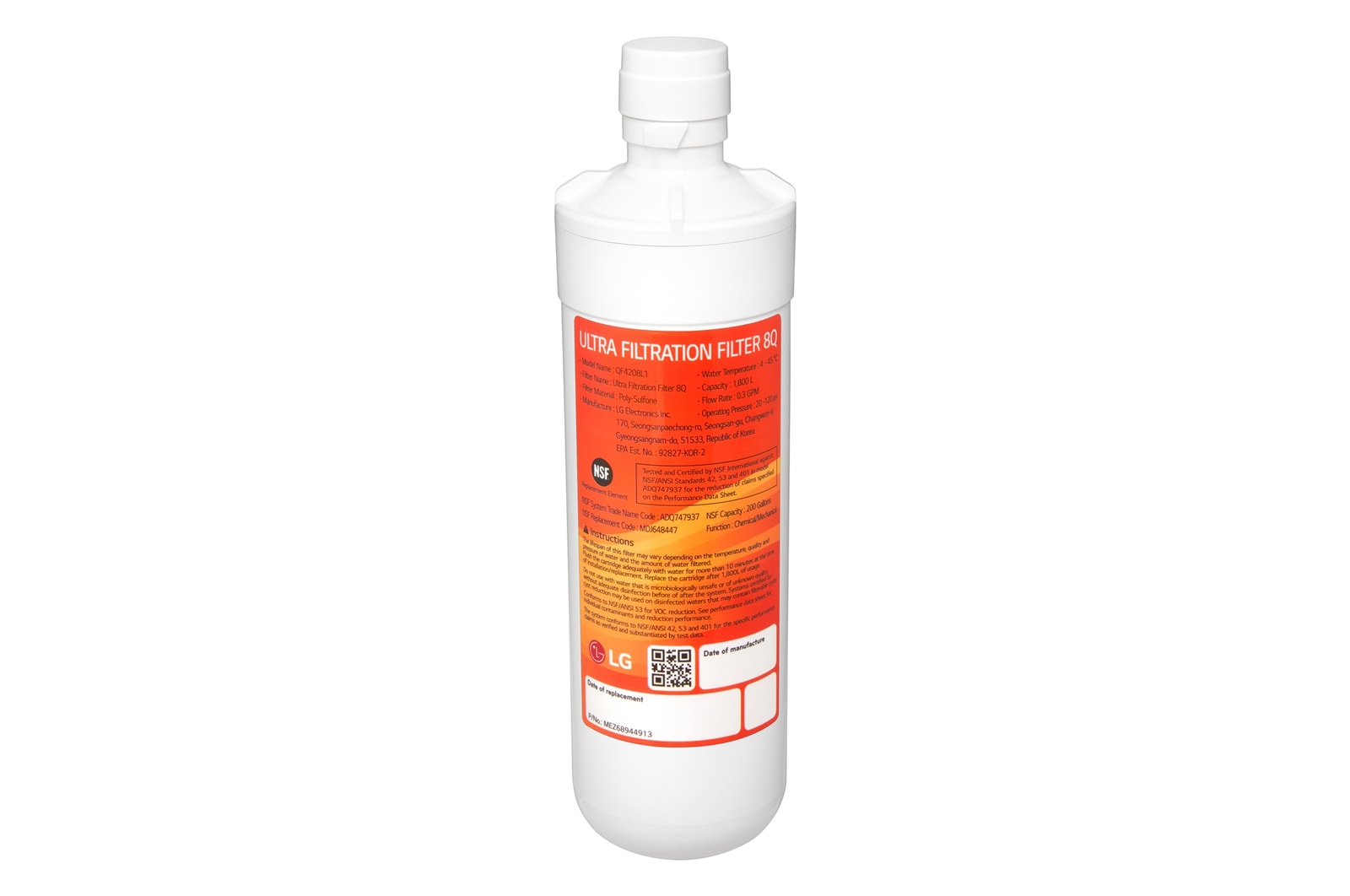 ฟิลเตอร์กรองน้ำ สำหรับตุ้เย็นต่อท่อน้ำ รุ่น REF3FILTER2.AETC