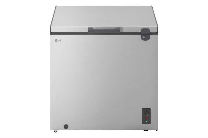 LG chest freezer half front view