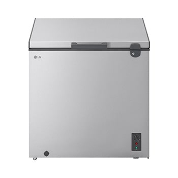 LG chest freezer half front view