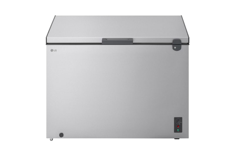LG chest freezer half front view