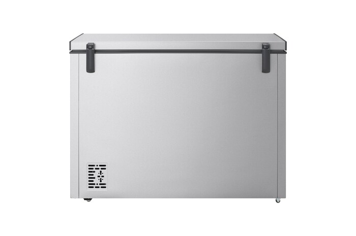 LG chest freezer inside space view