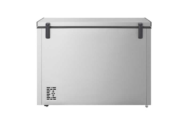 LG chest freezer inside space view