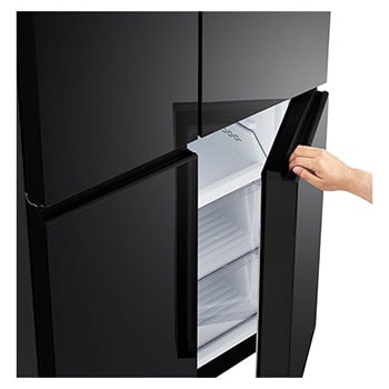 lg multi door refrigerator handle detail view