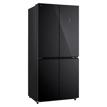 lg multi door refrigerator left side view