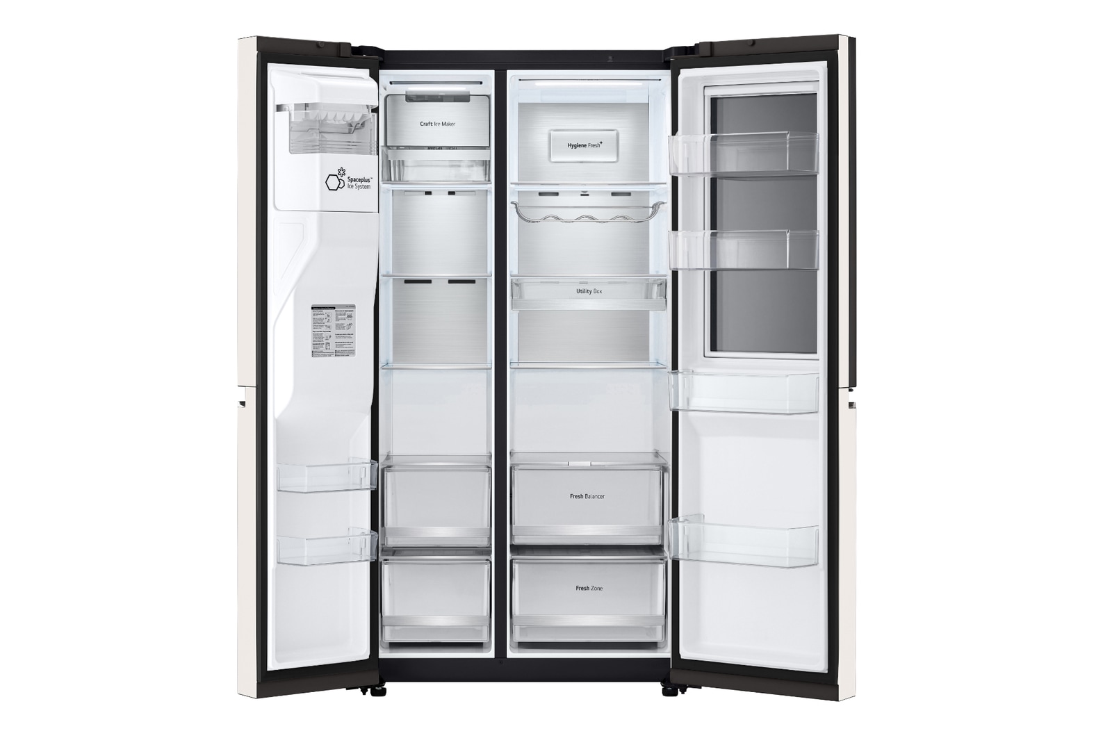 LG ตู้เย็น Multi-Door รุ่น GC-X257CMHW ขนาด 22.4 คิว ระบบ Inverter Compressor, GC-X257CMHW