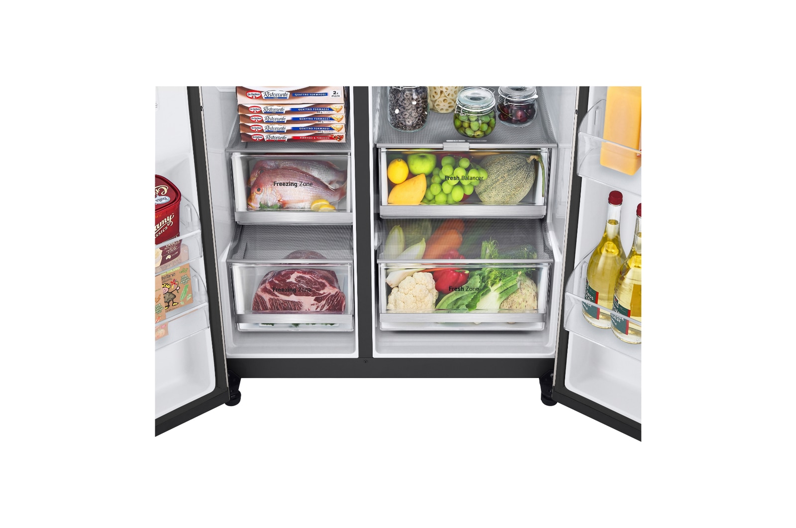 LG ตู้เย็น Multi-Door รุ่น GC-X257CMHW ขนาด 22.4 คิว ระบบ Inverter Compressor, GC-X257CMHW