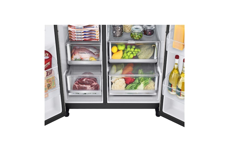 LG ตู้เย็น Multi-Door รุ่น GC-X257CMHW ขนาด 22.4 คิว ระบบ Inverter Compressor, GC-X257CMHW