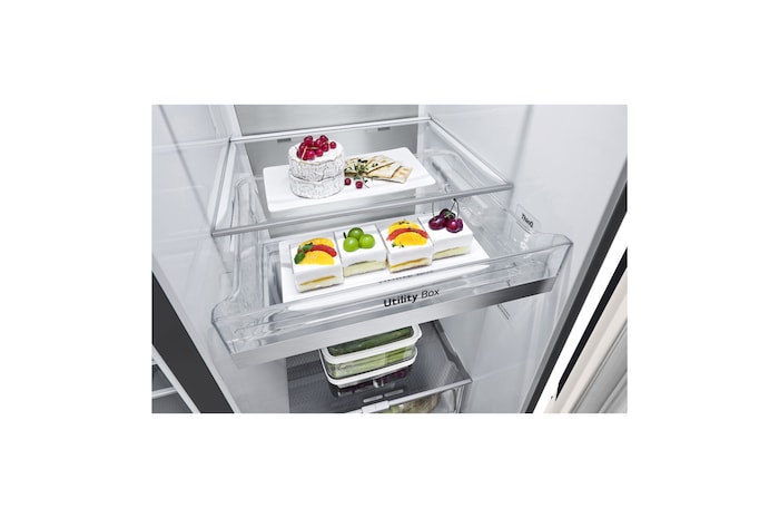 LG ตู้เย็น Multi-Door รุ่น GC-X257CMHW ขนาด 22.4 คิว ระบบ Inverter Compressor, GC-X257CMHW
