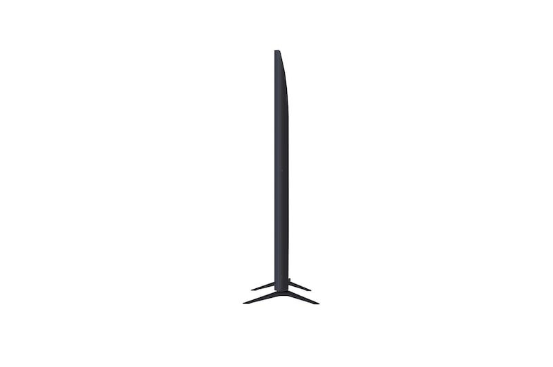 Side view of LG NanoCell TV, NANO81