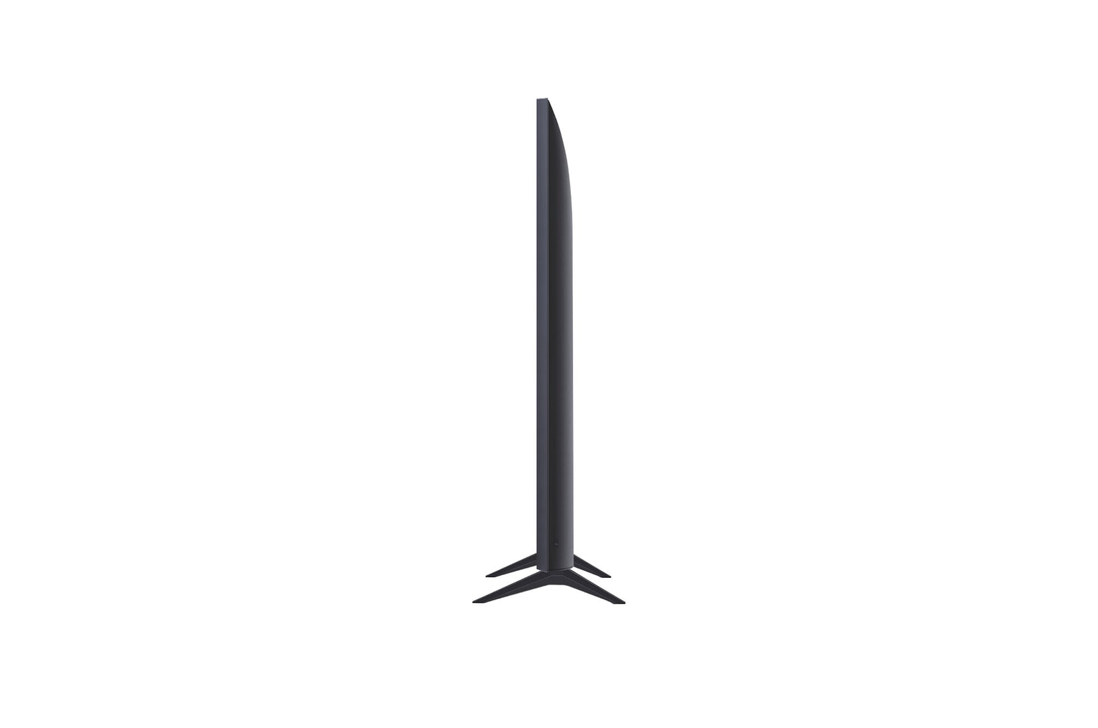 Side view of LG NanoCell TV, NANO81