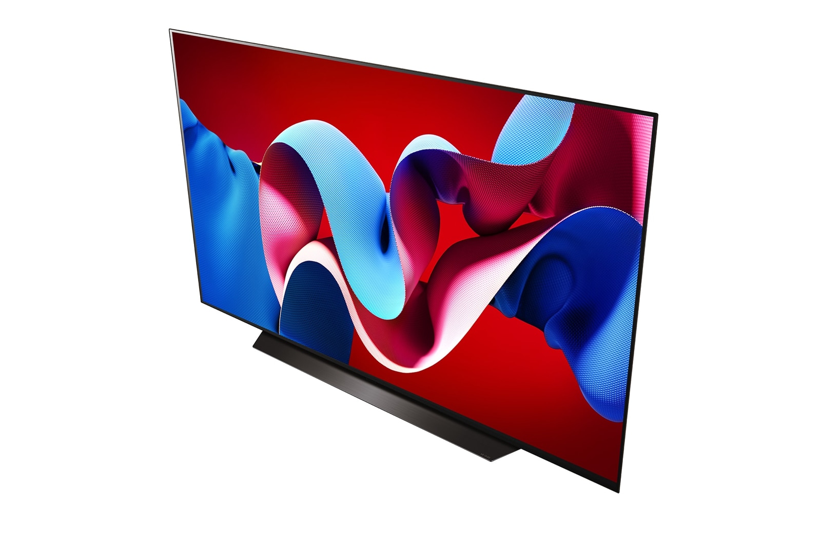 มุมมองมุมของ LG OLED evo TV, OLED C4 จากด้านบน