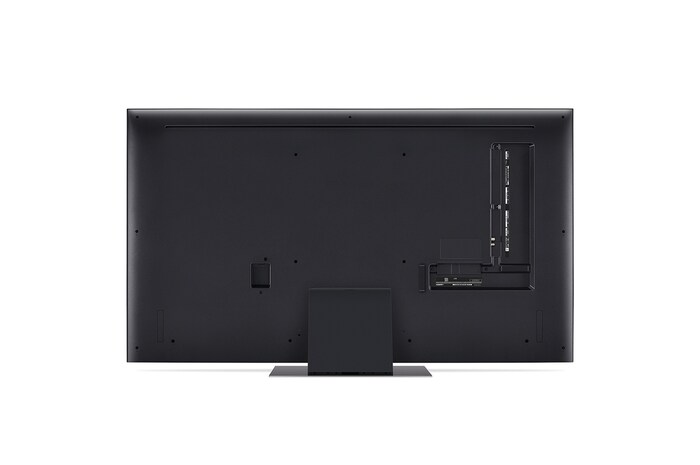 มุมมองด้านหลังของทีวี LG QNED, QNED86