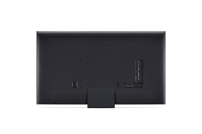 มุมมองด้านหลังของทีวี LG QNED, QNED86