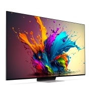 มุมมองด้านหน้าของ LG QNED TV, QNED90