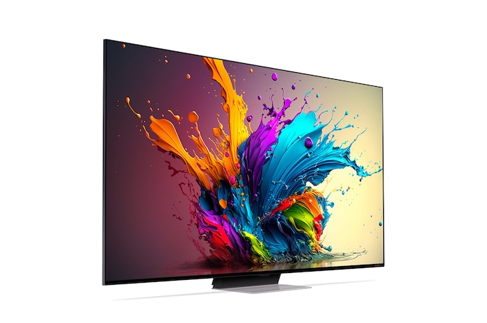 มุมมองด้านหน้าของ LG QNED TV, QNED90