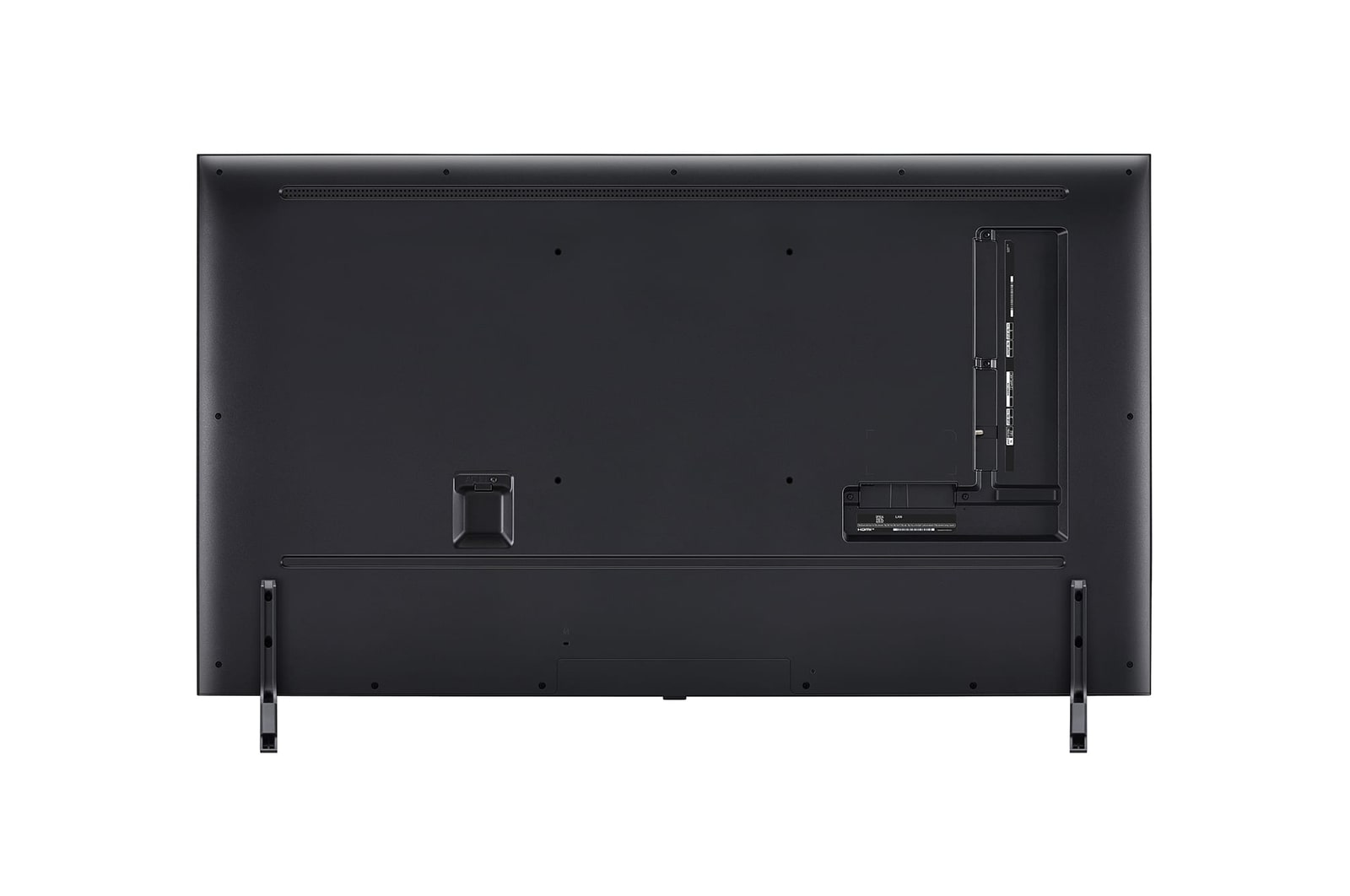 มุมมองด้านหลังของทีวี LG UHD, UT90