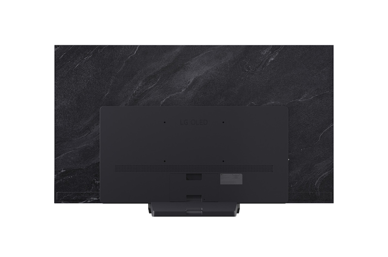 Rear view of LG OLED evo AI C5 4K Smart TV.