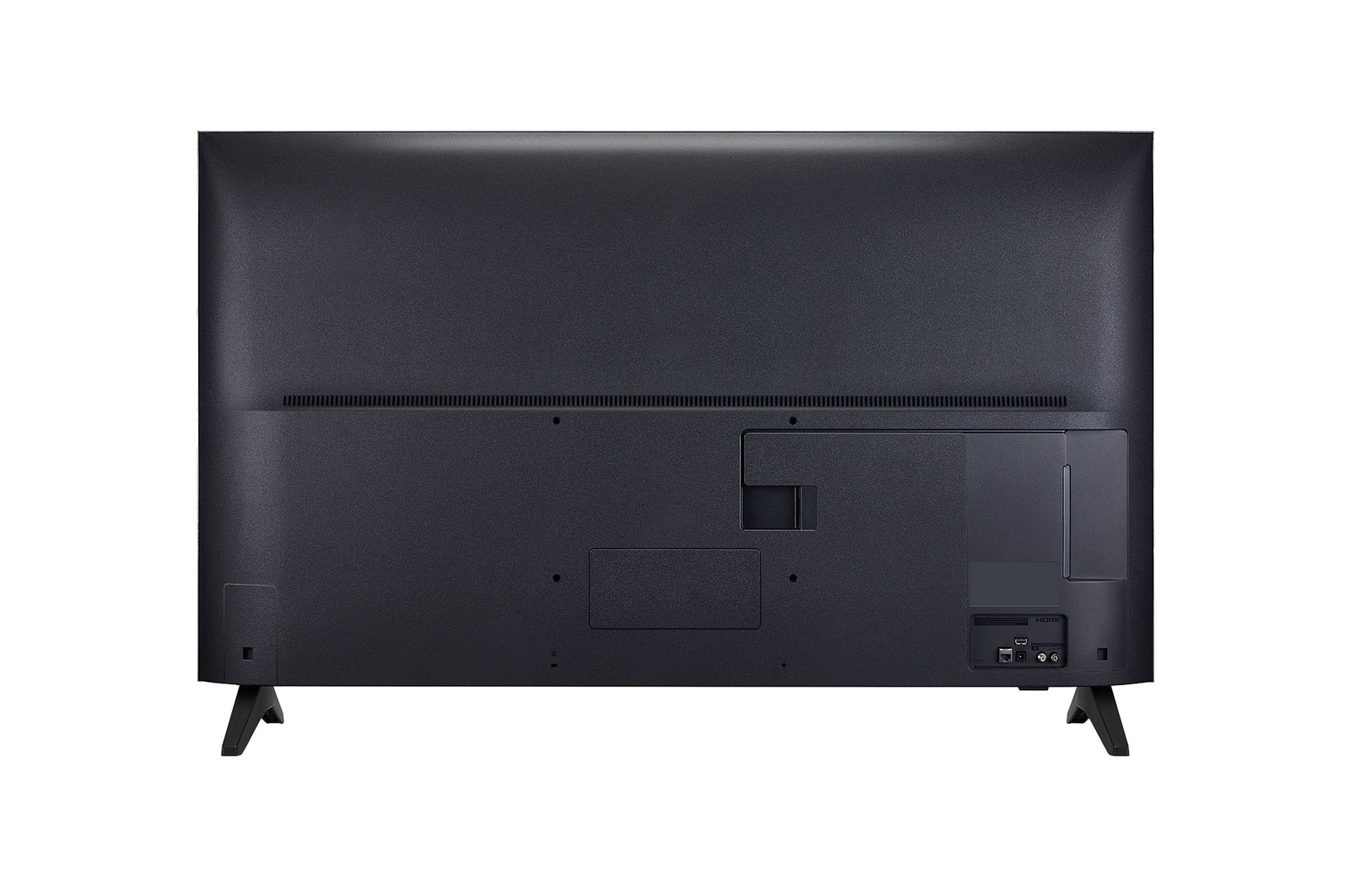 Rear view of LG QNED70 TV