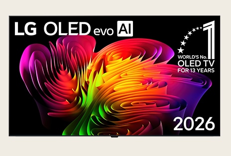 LG OLED evo เติมเต็มหน้าจอด้วยรูปทรงหลากสีที่ซ้อนเลเยอร์อย่างมีมิติ พร้อมรูปทรงลื่นไหลและไล่เฉดสีสดใสที่ผสานกันอย่างไร้รอยต่อทั่วทั้งจอแสดงผล