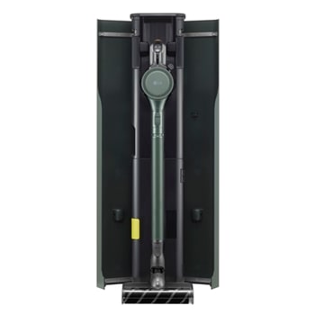 Front view with stand door open