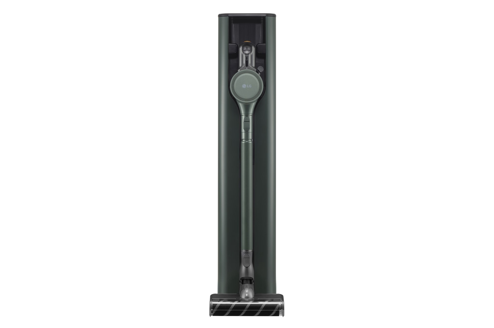 มุมมองด้านหน้าของ เครื่องดูดฝุ่น LG CordZero™ รุ่น A9T-LITE แบบด้ามจับ All-in-One Tower A9T-LITE