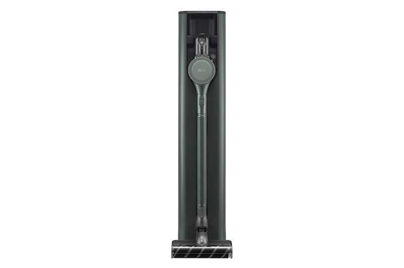 มุมมองด้านหน้าของ เครื่องดูดฝุ่น LG CordZero™ รุ่น A9T-LITE แบบด้ามจับ All-in-One Tower A9T-LITE