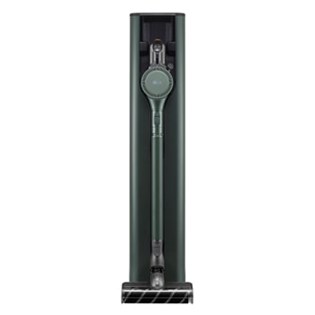 มุมมองด้านหน้าของ เครื่องดูดฝุ่น LG CordZero™ รุ่น A9T-LITE แบบด้ามจับ All-in-One Tower A9T-LITE
