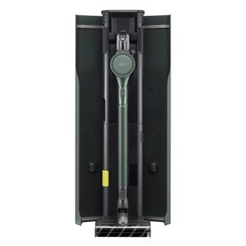 Front view with stand door open