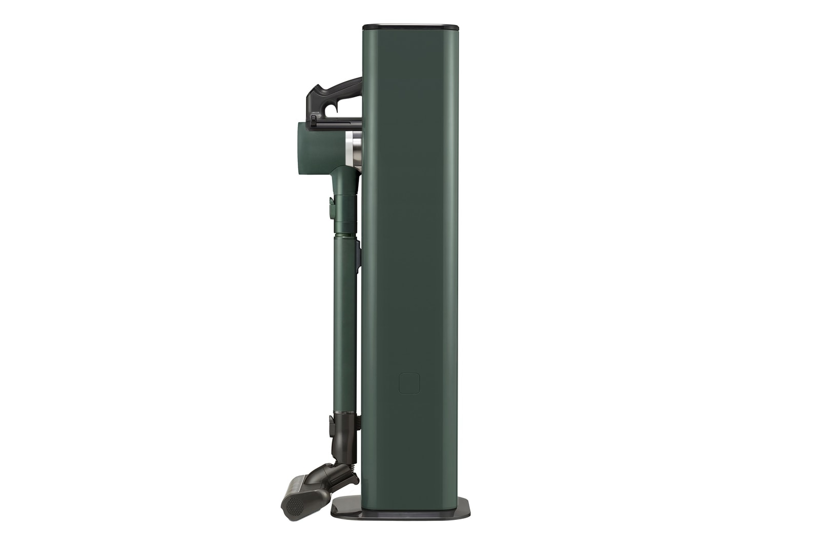 Side view with stand