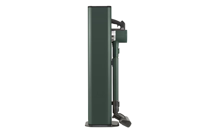 Side view with stand