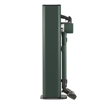 Side view with stand