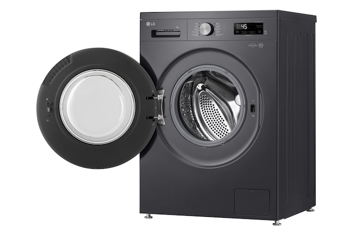 Right-side door open view