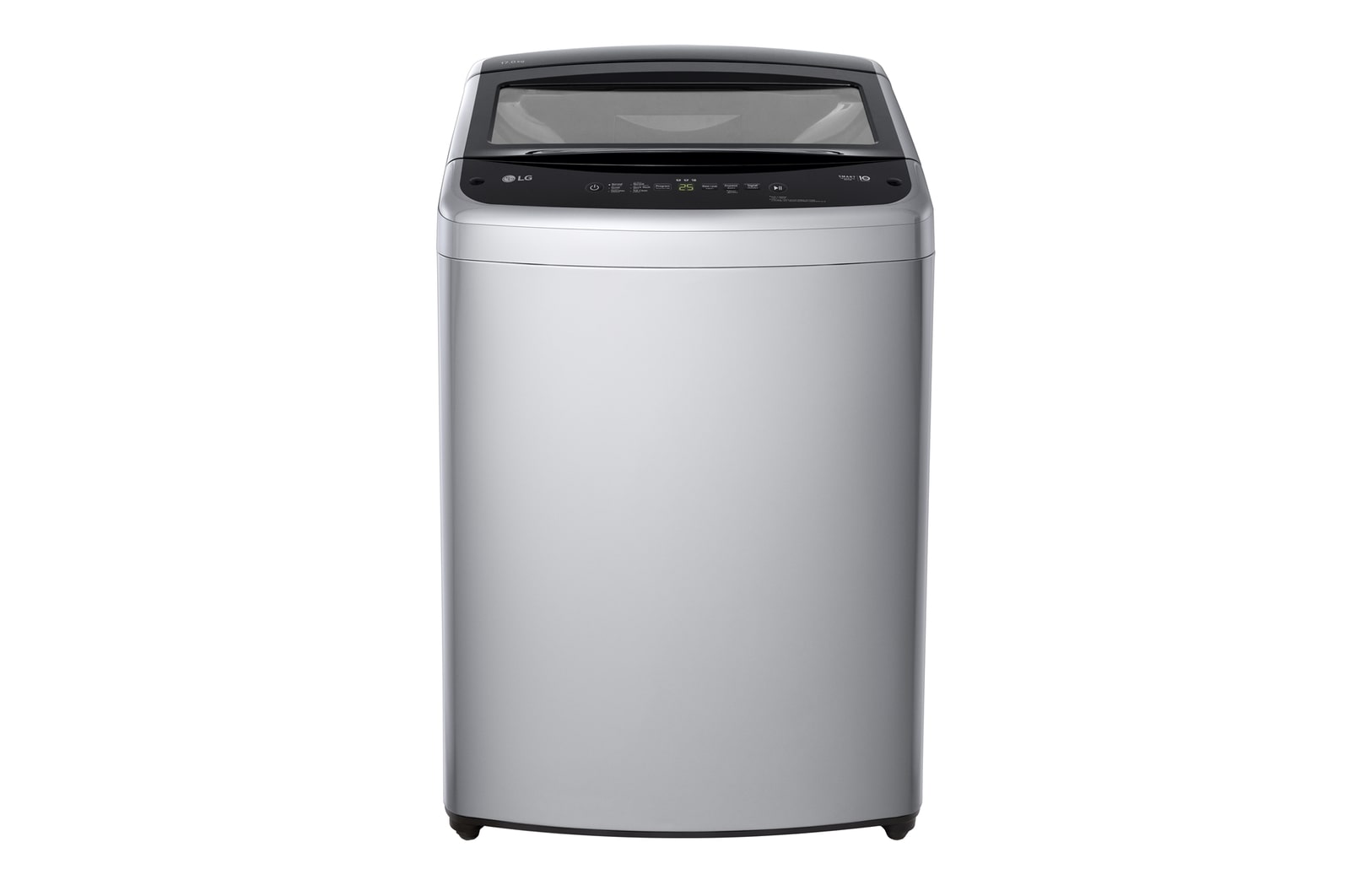 มุมมองด้านหน้าของเครื่องซักผ้าฝาบน 17 กก. รุ่น T2517VBTM ระบบ Smart Inverter