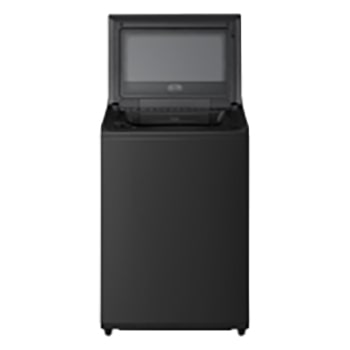 Front open view of top loading washing machine