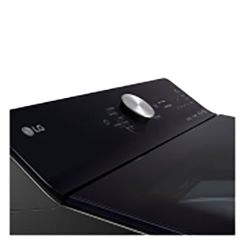 Beige blouse with digital overlay on LG washer, representing AI Wash fabric detection.