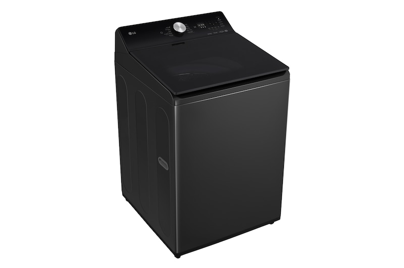 back view of top loading washing machine