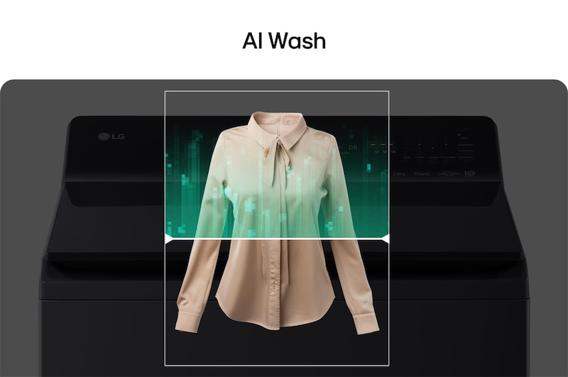 left side view of top loading washing machine