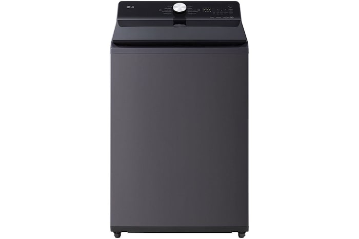 Front view of 23kg Top Loading Washing Machine Essence Graphite - AI DD™, 6 Motion™, TurboWash™ ({Sales Model Code})